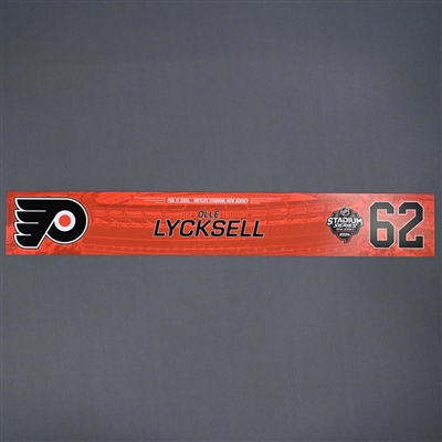 Olle Lycksell - 2024 Stadium Series Locker Room Nameplate