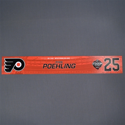 Ryan Poehling - 2024 Stadium Series Locker Room Nameplate