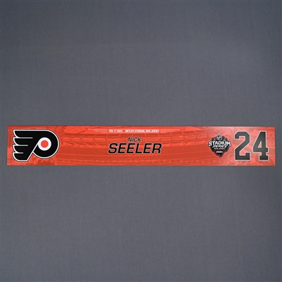 Nick Seeler - 2024 Stadium Series Locker Room Nameplate