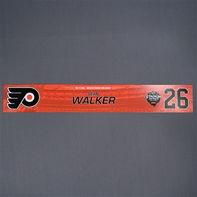 Sean Walker - 2024 Stadium Series Locker Room Nameplate