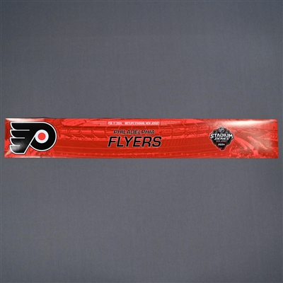 Philadelphia Flyers - 2024 Stadium Series Locker Room Nameplate