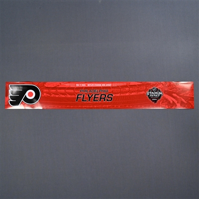 Philadelphia Flyers - 2024 Stadium Series Locker Room Nameplate