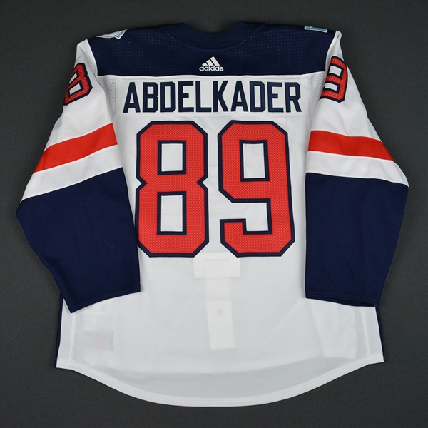 Justin Abdelkader - World Cup of Hockey - Team USA - Pre-Tournament Game-Worn Jersey