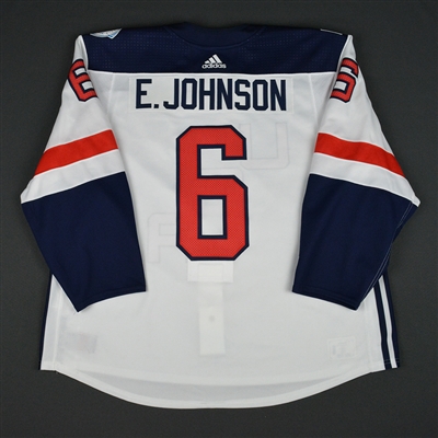 Erik Johnson - World Cup of Hockey - Team USA - Pre-Tournament Game-Worn Jersey