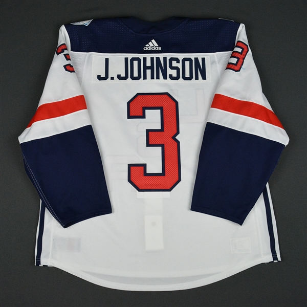 Jack Johnson - World Cup of Hockey - Team USA - Pre-Tournament Game-Worn Jersey
