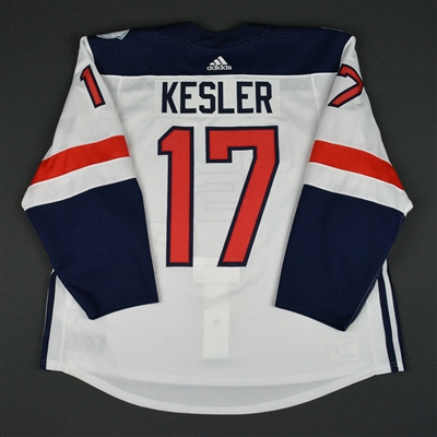 Ryan Kesler - World Cup of Hockey - Team USA - Pre-Tournament Game-Worn Jersey