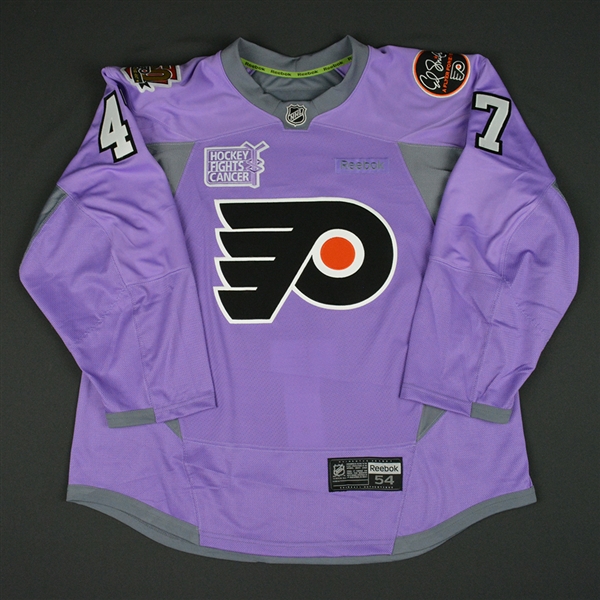 purple flyers shirt