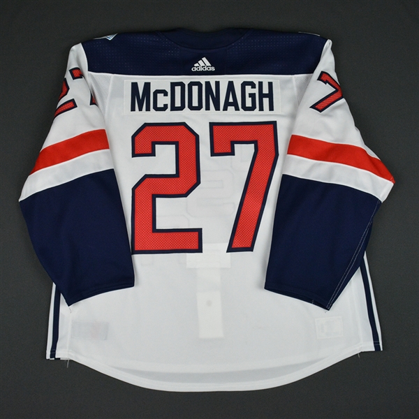 Ryan McDonagh - World Cup of Hockey - Team USA - Pre-Tournament Game-Worn Jersey