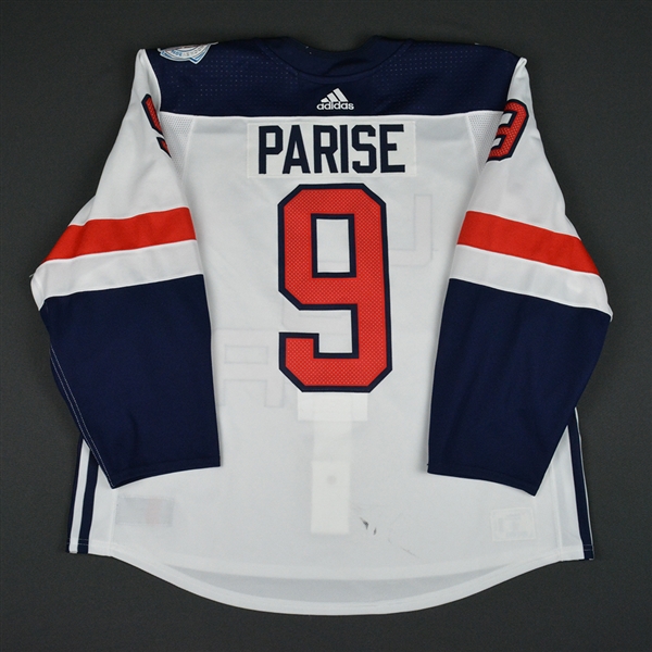 Zach Parise - World Cup of Hockey - Team USA - Pre-Tournament Game-Worn Jersey