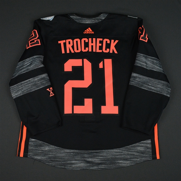 Vincent Trocheck - World Cup of Hockey - Team North America - Pre-Tournament Game-Worn Jersey