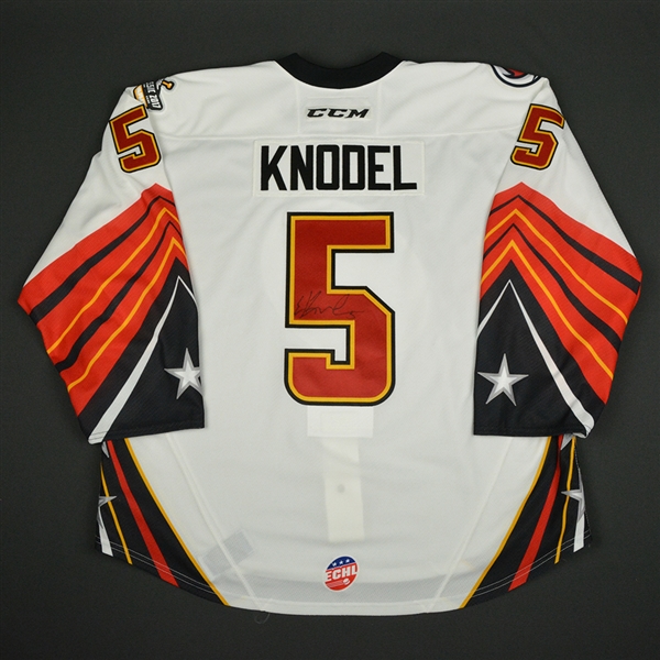 Eric Knodel  - 2017 CCM/ECHL All-Star Classic - ECHL All-Stars - Game-Worn Autographed Jersey - 2nd Half Only