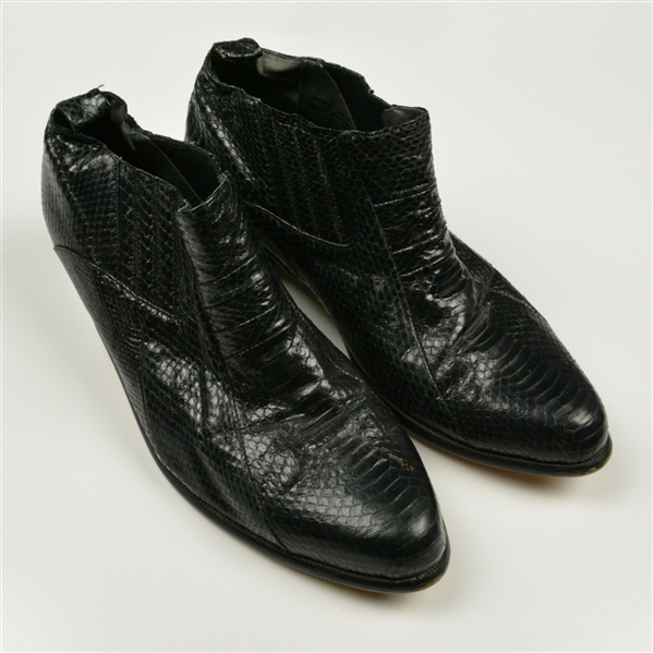 Head Coachs Game-Worn Pair of  Snakeskin Shoes