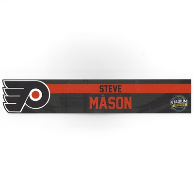 Steve Mason - Philadelphia Flyers - 2017 NHL Stadium Series Dressing Room Nameplate  