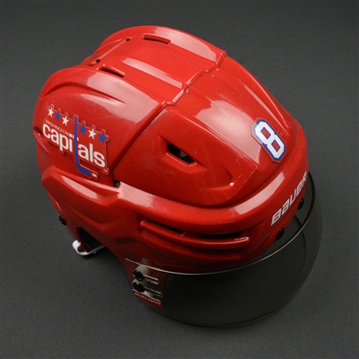 Alex Ovechkin - Washington Capitals - 2016-17 Game-Worn Red Third Helmet  
