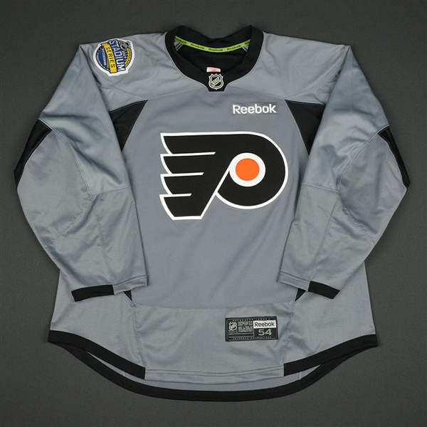 Michael Raffl - Philadelphia Flyers - 2017 NHL Stadium Series Practice-Worn Jersey  