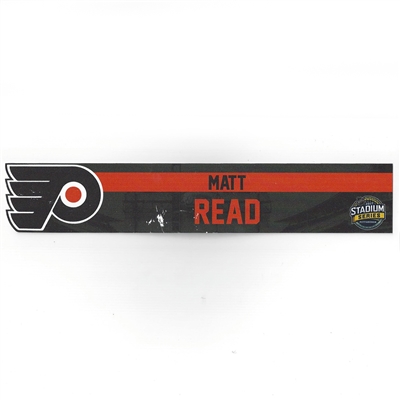 Matt Read - Philadelphia Flyers - 2017 NHL Stadium Series Dressing Room Nameplate  