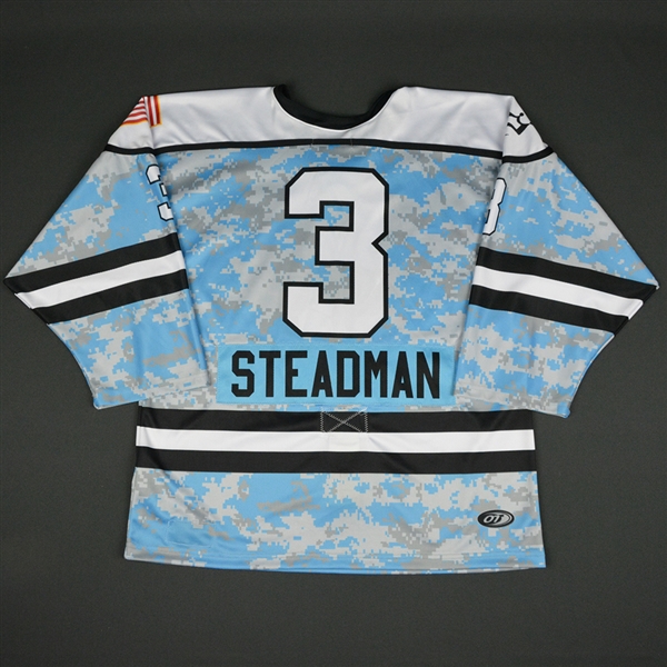 Kelley Steadman - Buffalo Beauts - 2016-17 NWHL Game-Worn Military Appreciation Jersey