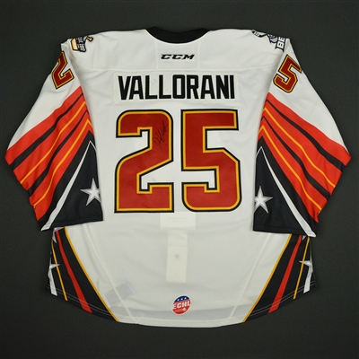 David Vallorani - 2017 CCM/ECHL All-Star Classic - ECHL All-Stars - Game-Worn Autographed Jersey - 2nd Half Only