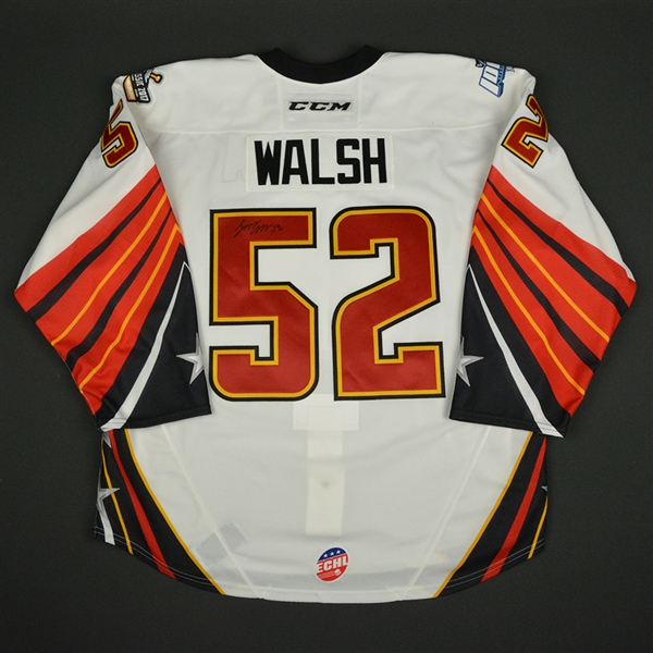 Travis Walsh - 2017 CCM/ECHL All-Star Classic - ECHL All-Stars - Game-Worn Autographed Jersey w/A - 2nd Half Only