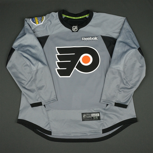 Dale Weise - Philadelphia Flyers - 2017 NHL Stadium Series Practice-Worn Jersey  