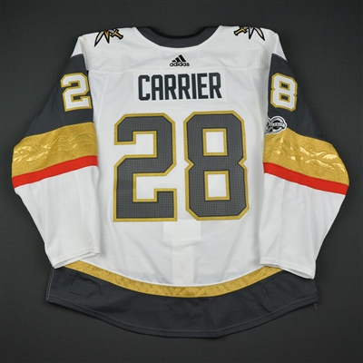 William Carrier - Vegas Golden Knights - 2017-18 First Game in Golden Knights History - Game-Worn Jersey - 1st & 2nd Period Only