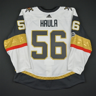 Erik Haula - Vegas Golden Knights - 2017-18 First Game in Golden Knights History - Game-Worn Jersey - 1st & 2nd Period Only