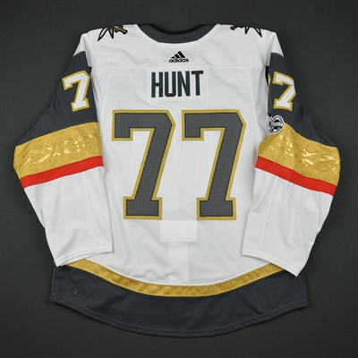 Brad Hunt - Vegas Golden Knights - 2017-18 First Game in Golden Knights History - Game-Issued Jersey - 1st & 2nd Period Only