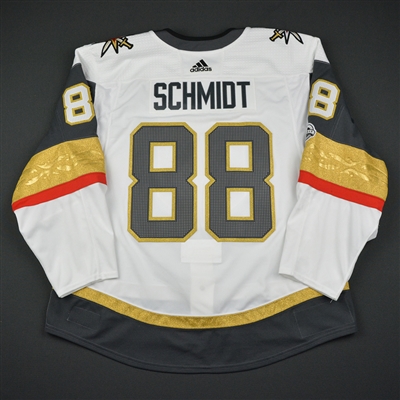 Nate Schmidt - Vegas Golden Knights - 2017-18 First Game in Golden Knights History - Game-Worn Jersey - 1st & 2nd Period Only