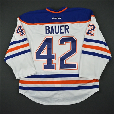 Lane Bauer - Edmonton Oilers - 2017 Young Stars Classic - Game-Worn Jersey