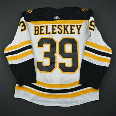 Matt Beleskey - Boston Bruins - 2017 Hockey Hall of Fame Game - Game-Worn Jersey - November 10