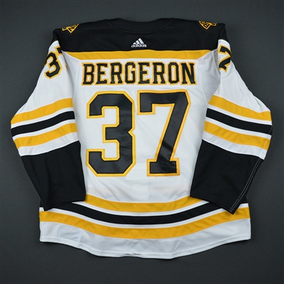 Patrice Bergeron - Boston Bruins - 2017 Hockey Hall of Fame Game - Game-Worn Jersey - November 10
