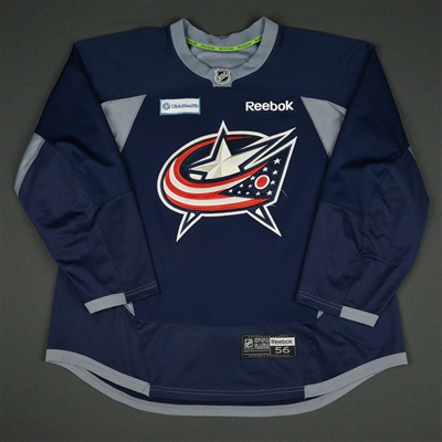 Gregory Campbell - Columbus Blue Jackets - 2015-16 Practice-Worn Jersey  