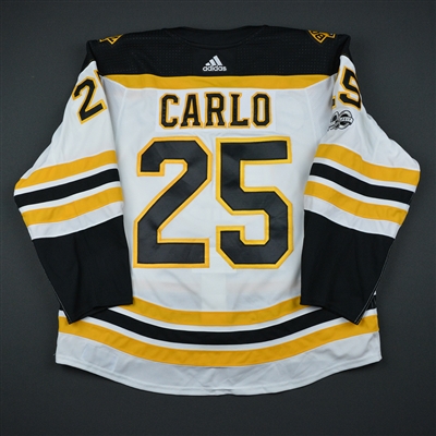Brandon Carlo - Boston Bruins - 2017 Hockey Hall of Fame Game - Game-Worn Jersey - November 10