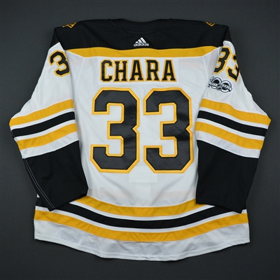 Zdeno Chara - Boston Bruins - 2017 Hockey Hall of Fame Game - Game-Worn Jersey - November 10