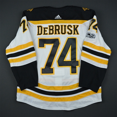 Jake Debrusk - Boston Bruins - 2017 Hockey Hall of Fame Game - Game-Worn Jersey - November 10