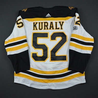 Sean Kuraly - Boston Bruins - 2017 Hockey Hall of Fame Game - Game-Worn Jersey - November 10