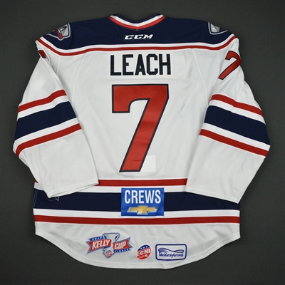 Joey Leach - South Carolina Stingrays - 2017 Kelly Cup Finals - Game-Worn Jersey w/A - Games 1 & 2