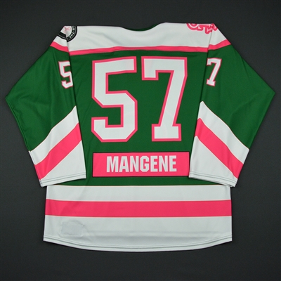 Meagan Mangene - Connecticut Whale - Game-Worn Strides For The Cure Jersey - Feb. 24, 2017