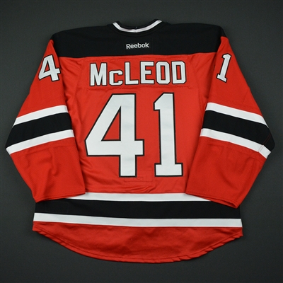 Michael McLeod - New Jersey Devils - 2017-18 Development Camp - Game-Worn Jersey 