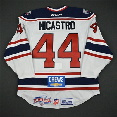 Max Nicastro - South Carolina Stingrays - 2017 Kelly Cup Finals - Game-Worn Jersey - Games 1 & 2