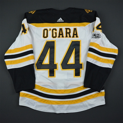 Rob OGara - Boston Bruins - 2017 Hockey Hall of Fame Game - Game-Issued Jersey - November 10