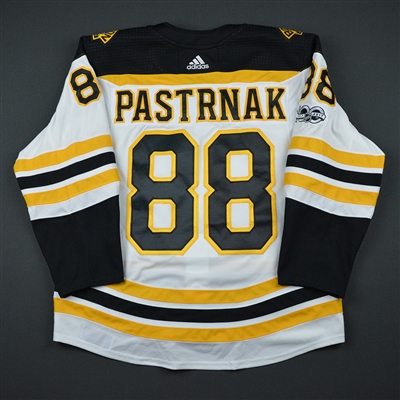 David Pastrnak - Boston Bruins - 2017 Hockey Hall of Fame Game - Game-Worn Jersey - November 10
