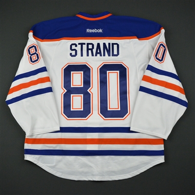 Austin Strand - Edmonton Oilers - 2017 Young Stars Classic - Game-Worn Jersey