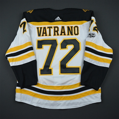 Frank Vatrano - Boston Bruins - 2017 Hockey Hall of Fame Game - Game-Issued Jersey - November 10
