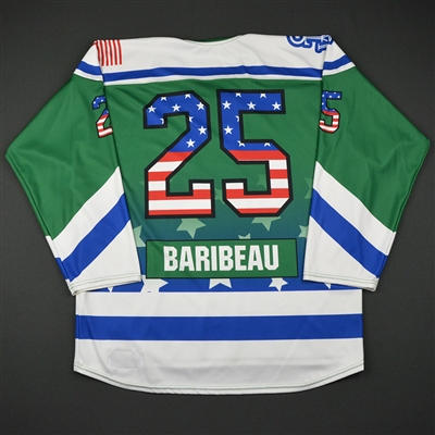 Juana Baribeau - Connecticut Whale - Game-Issued Military Appreciation Day Jersey - Jan. 29, 2017