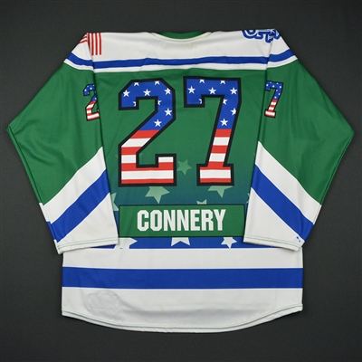 Nicole Connery - Connecticut Whale - Game-Worn Military Appreciation Day Jersey - Jan. 29, 2017
