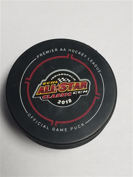 Grant Besse - 2018 CCM/ECHL All-Star Classic - South Division - Goal Puck - South vs. Mountain Championship Game - Goal #10