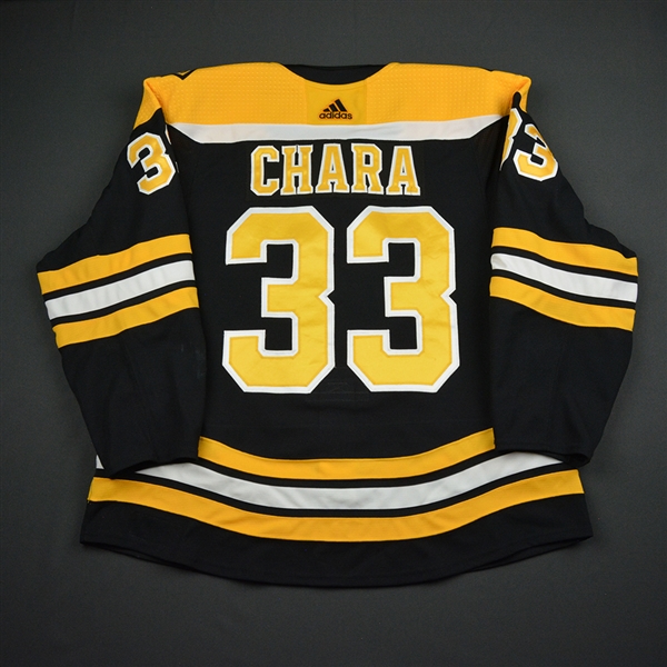 Zdeno Chara - Boston Bruins - 2018 Willie ORee 60th Anny. Patch Game-Worn Jersey w/C