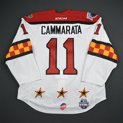 Taylor Cammarata - 2018 CCM/ECHL All-Star Classic - South Division - Game-Worn Autographed Semi-Final Jersey - 2nd Half Only