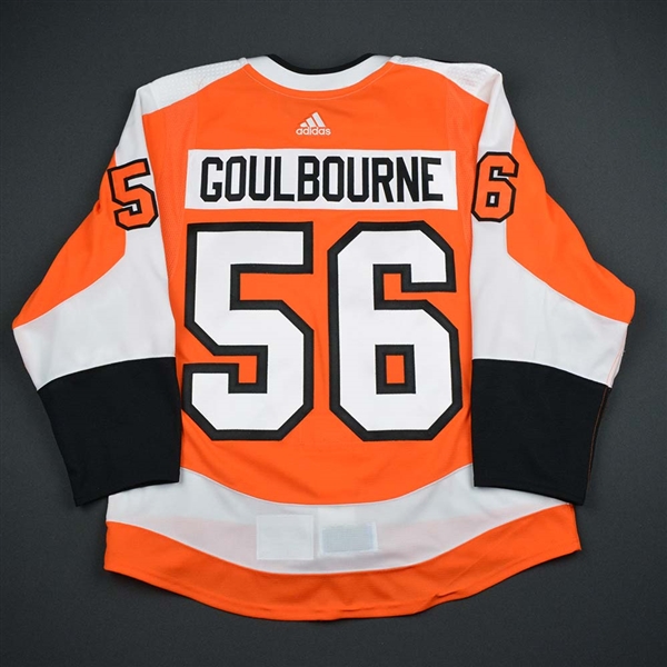 Tyrell Goulbourne - Philadelphia Flyers - Eric Lindros Jersey Retirement Night Game-Worn Jersey